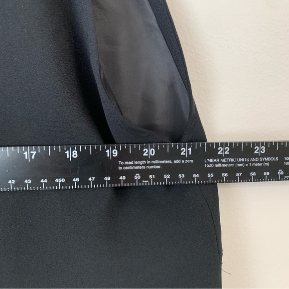 Valette Black Vest Lapel Neck Open Front Vest Jacket Size Large - Picture 8 of 10